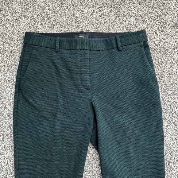 Theory dark green dress pants size 8 - Picture 3 of 11